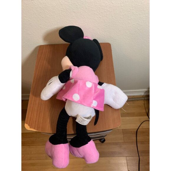 Disney Bundle Minnie Mouse 14" & 20" Plush Stuffed Animals Girls Beanie Toy - Picture 3 of 13